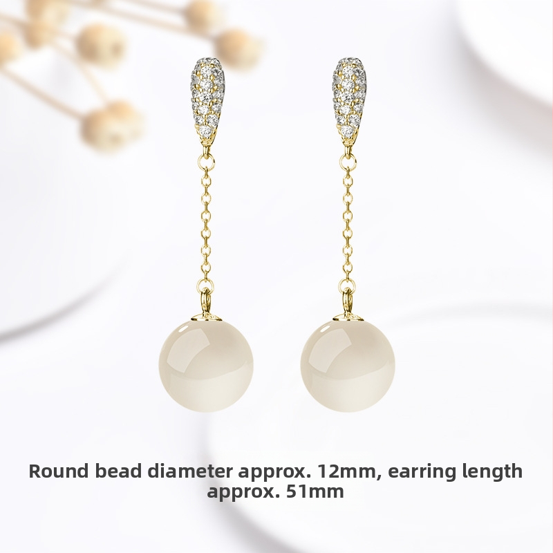 Auskari - Geometriska forma, Ahāts materiāls, Dabas stils, Unisex, Pavasaris 2025