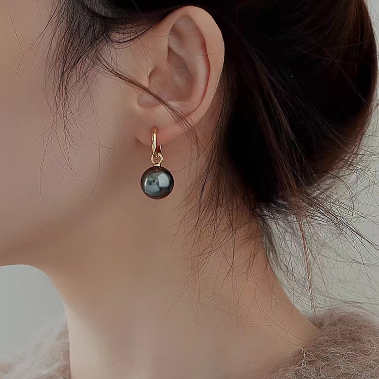 Kun Ling cercei cu perle – design minimalist, pentru femei, placare electrochimică