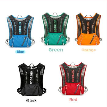 Rucsac sport ultraușor pentru ciclism și drumeții, cu bretele curbate, din nylon și căptușeală din poliester, unisex