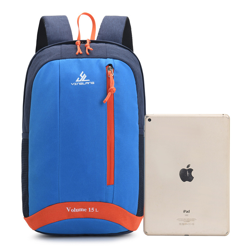 Rucsac Yinglang Casual, rucsac de călătorie ușor pentru bărbați și femei, material lână, model 0605# bretele double, imprimeu carouri, respirabil, impermeabil, ultra-ușor, ghiozdan pentru elevi primar și gimnaziu