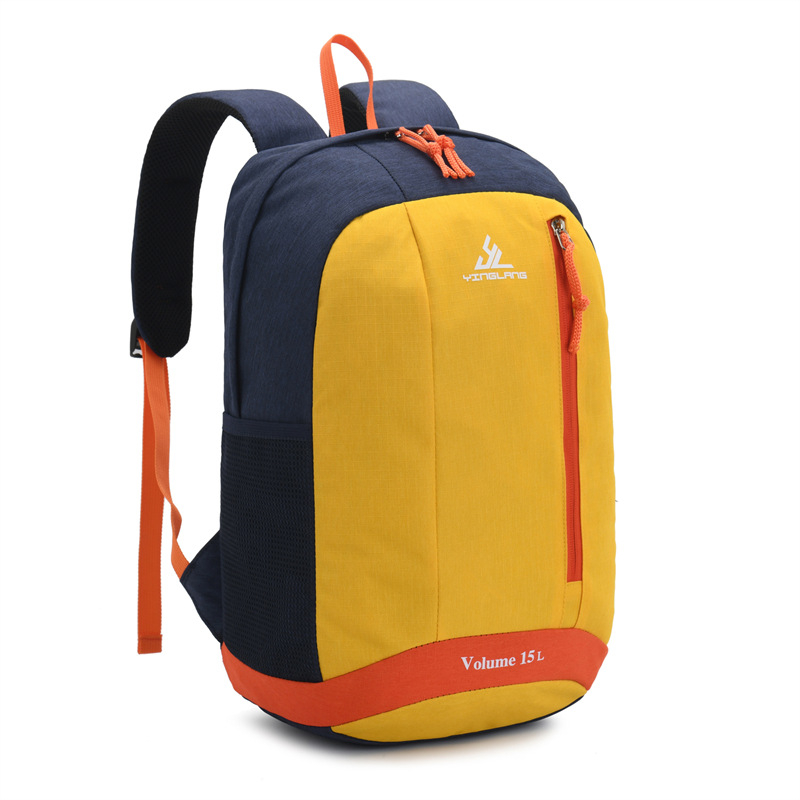 Rucsac Yinglang Casual, rucsac de călătorie ușor pentru bărbați și femei, material lână, model 0605# bretele double, imprimeu carouri, respirabil, impermeabil, ultra-ușor, ghiozdan pentru elevi primar și gimnaziu