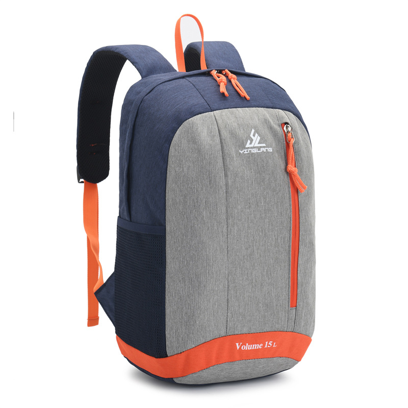 Rucsac Yinglang Casual, rucsac de călătorie ușor pentru bărbați și femei, material lână, model 0605# bretele double, imprimeu carouri, respirabil, impermeabil, ultra-ușor, ghiozdan pentru elevi primar și gimnaziu