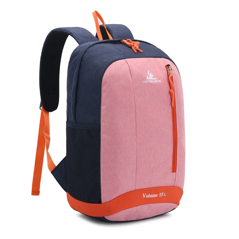Rucsac Yinglang Casual, rucsac de călătorie ușor pentru bărbați și femei, material lână, model 0605# bretele double, imprimeu carouri, respirabil, impermeabil, ultra-ușor, ghiozdan pentru elevi primar și gimnaziu