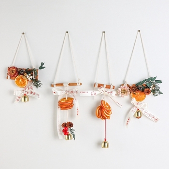 DIY комплект за автомобилен подвесник с сушени цветя и филийки портокал, ръчна изработка, модерен стил, интериорно декориране