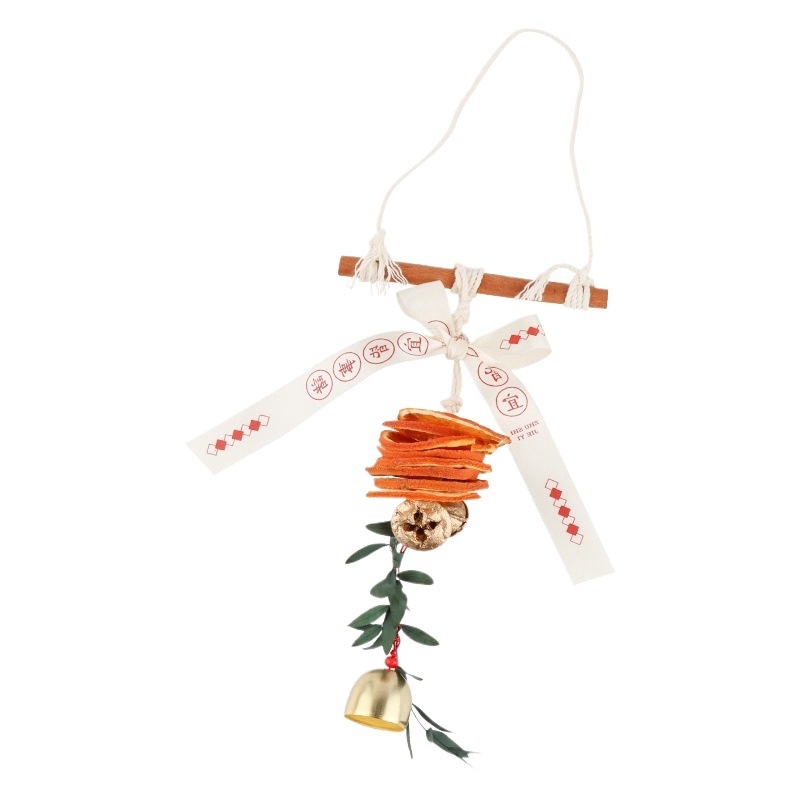 DIY комплект за автомобилен подвесник с сушени цветя и филийки портокал, ръчна изработка, модерен стил, интериорно декориране