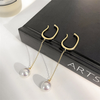 JoJe loo cercei din cupru, în stil Chanel, pentru femei