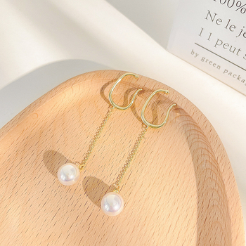 JoJe loo cercei din cupru, în stil Chanel, pentru femei