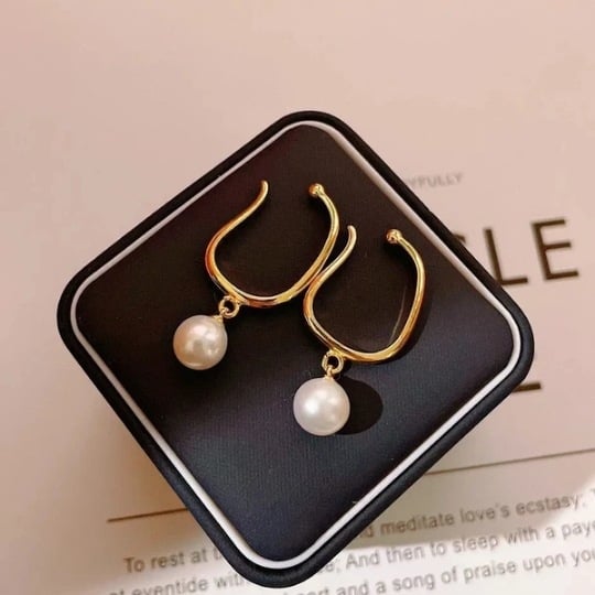 JoJe loo cercei din cupru, în stil Chanel, pentru femei