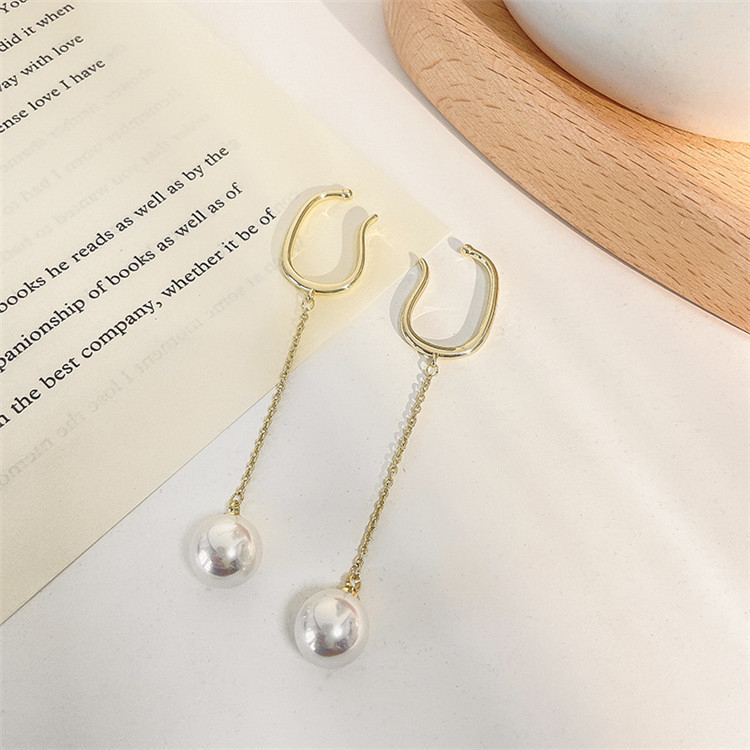 JoJe loo cercei din cupru, în stil Chanel, pentru femei