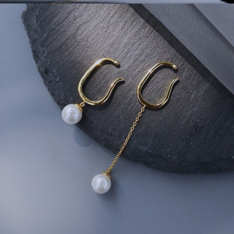 JoJe loo cercei din cupru, în stil Chanel, pentru femei