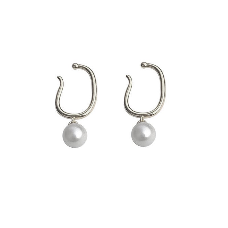 JoJe loo cercei din cupru, în stil Chanel, pentru femei