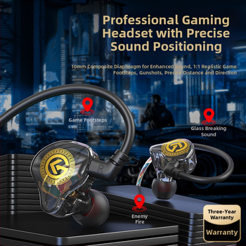 Žičane gaming slušalice s Type-C digitalnim dekodirajućim čipom, HiFi zvuk, frekvencijski odziv 20–20000 Hz, izostrivanje 0,1%, kabel duljine 1,2 m / 3 m