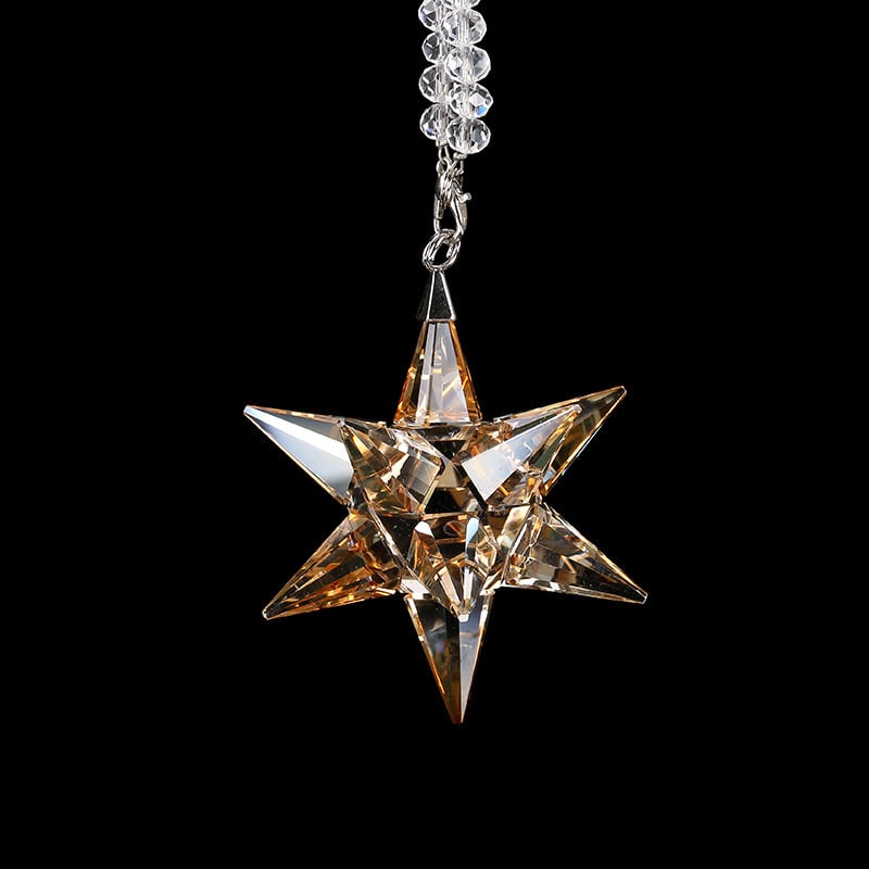 Автомобилна висулка за вътрешен декор от кристал (K9), минималистичен стил, марка Chen crystal, за огледало за обратно виждане