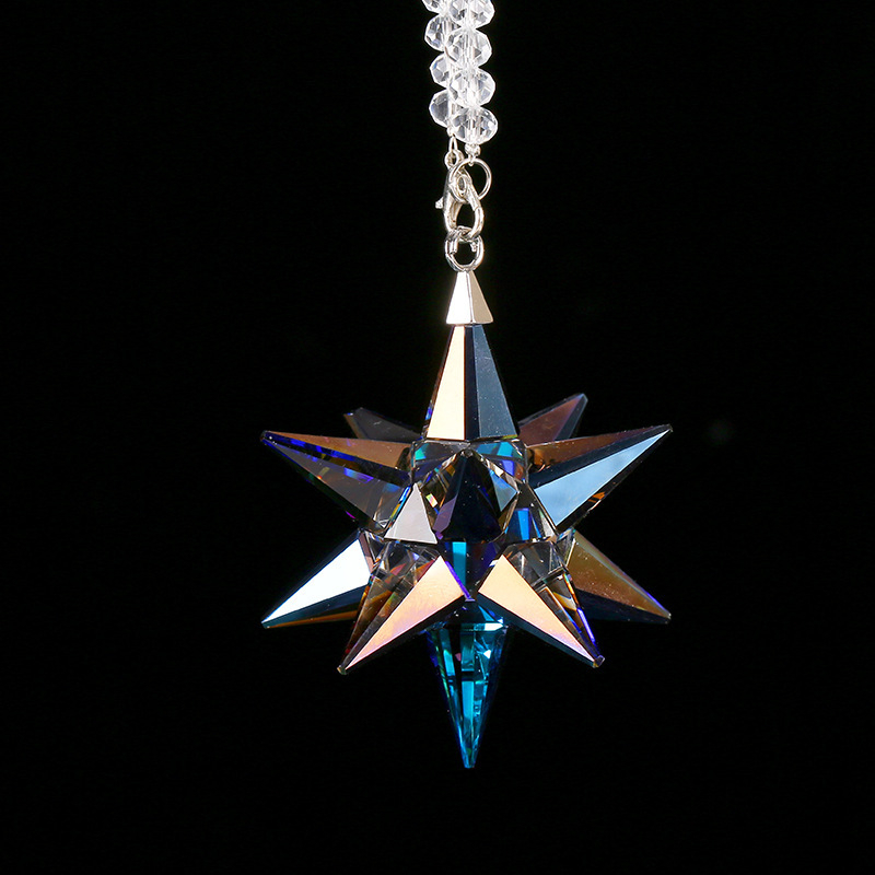 Автомобилна висулка за вътрешен декор от кристал (K9), минималистичен стил, марка Chen crystal, за огледало за обратно виждане