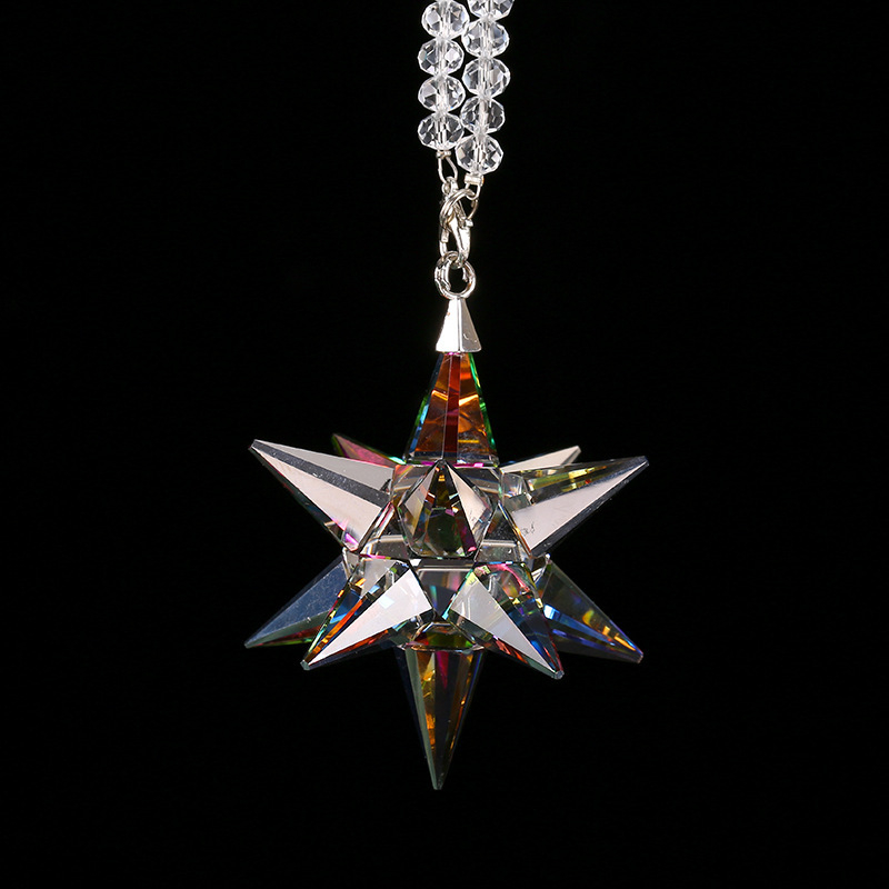 Автомобилна висулка за вътрешен декор от кристал (K9), минималистичен стил, марка Chen crystal, за огледало за обратно виждане