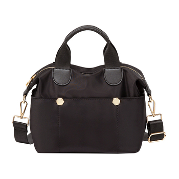 Geantă Tote din Oxford, stil urban minimalist, formă verticală pătrată, închidere cu fermoar