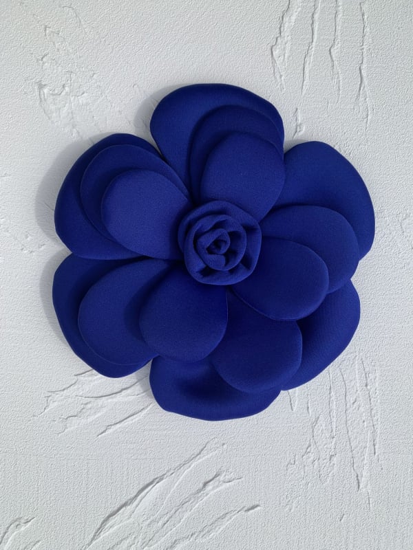 3D textil virág corsage, poliészter rost, női divat stílus, gyártási szám 25012, nyár 2025