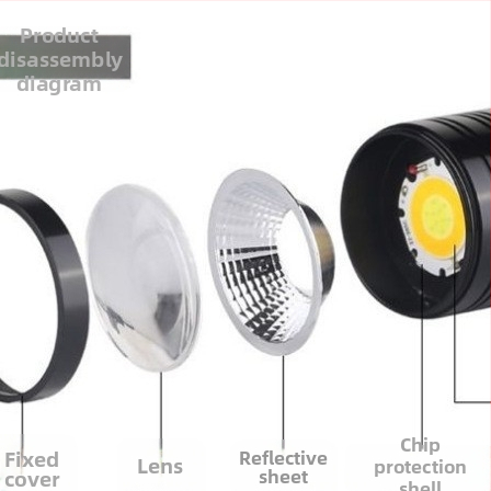 Trojčlenný hliníkový obal lampy pre akvárium, sada 3 diely, model TN-T05, hliník 6063, eloxovaný povrch, COB-kompatibilné, 3W/5W/10W