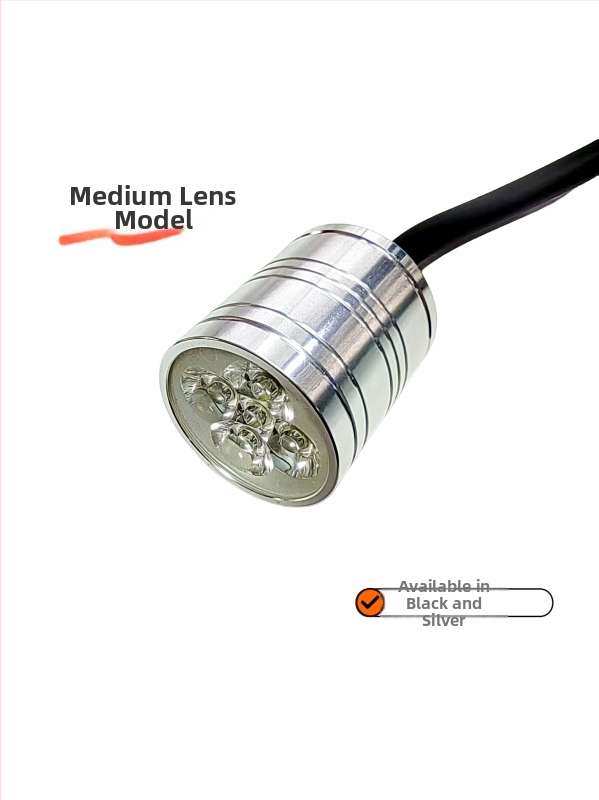 Trojčlenný hliníkový obal lampy pre akvárium, sada 3 diely, model TN-T05, hliník 6063, eloxovaný povrch, COB-kompatibilné, 3W/5W/10W