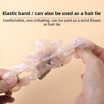 Vestuvinis riešo corsage – šilko gėlės, Baonan, universalus stilius, dovana klasės draugams