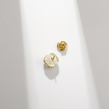 Pin za ovratnik - unisex, korejski stil, geometrijski dizajn, višefunkcionalan, broj proizvodnje X3111 (Materijal: legura)