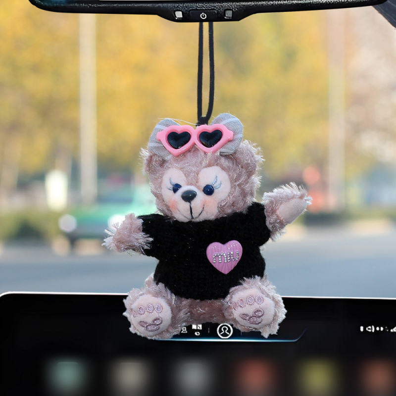 Auto viseći ukras Beautiful night thoughts, pliš, crtani stil, pohrana u automobilu, automobilski ukrasi