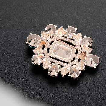 Κράμα ορθογώνια γεωμετρική καρφίτσα με ηλεκτροπλατιωμένο φινίρισμα, ρετρό στυλ αυλής, unisex.