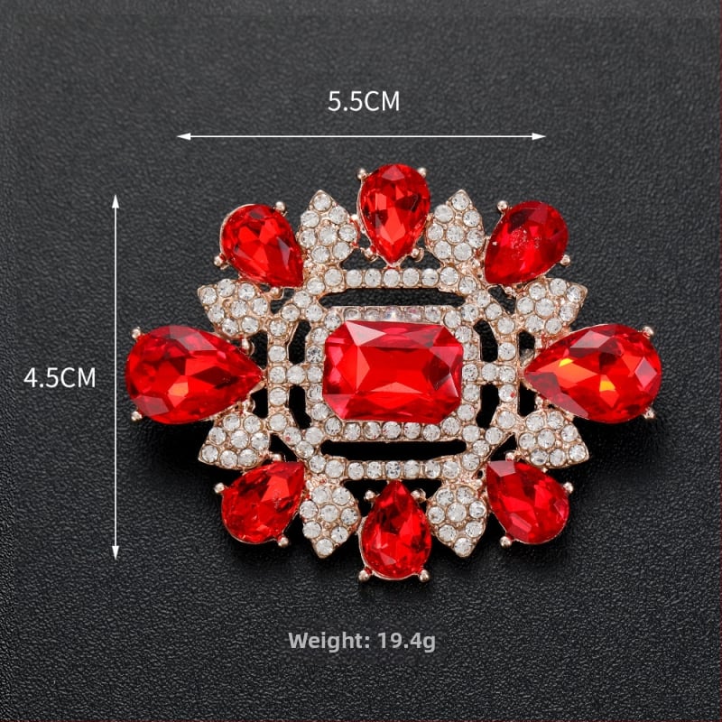 Κράμα ορθογώνια γεωμετρική καρφίτσα με ηλεκτροπλατιωμένο φινίρισμα, ρετρό στυλ αυλής, unisex.