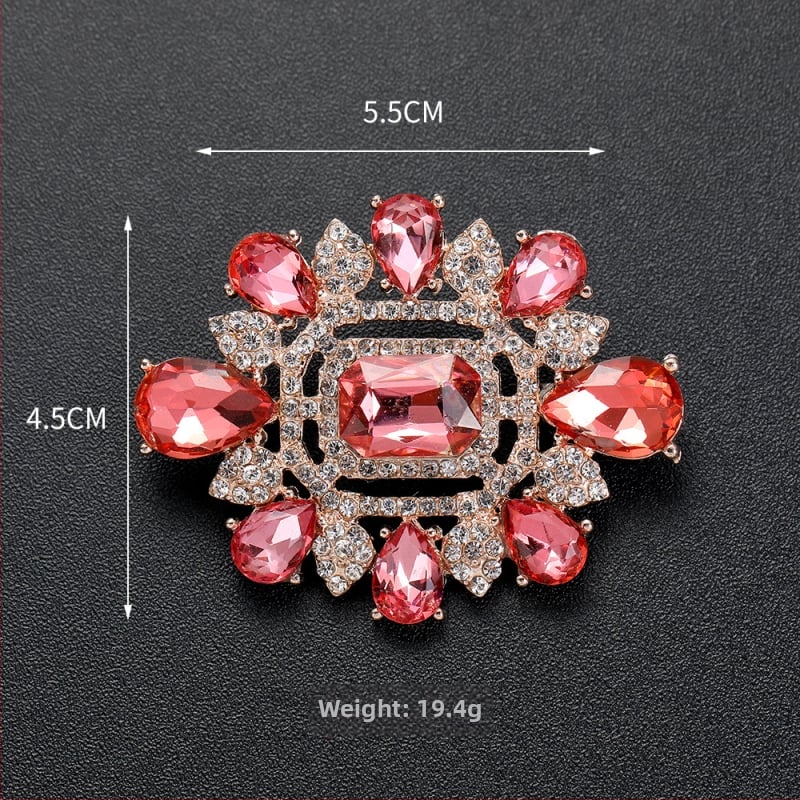 Κράμα ορθογώνια γεωμετρική καρφίτσα με ηλεκτροπλατιωμένο φινίρισμα, ρετρό στυλ αυλής, unisex.