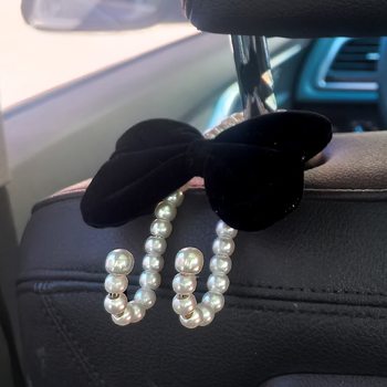 Автомобилна закачалка за облегалката на предното седло, компактна многофункционална закачалка, сплав, стил лек лукс, вътрешна декорация и съхранение