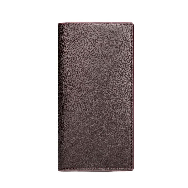 Férfi clutch ujjlenyomat-zárral, PU bőr, szemcsés textúra, érmetartó rekesz, lopás elleni védelem