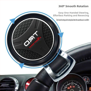 Universalus vairavimo rato pagalbinis įrenginys – HDELF, Silikonas + Metalas, Pritaikymas galimas, Suderinama su visais modeliais, Logotipo spausdinimas