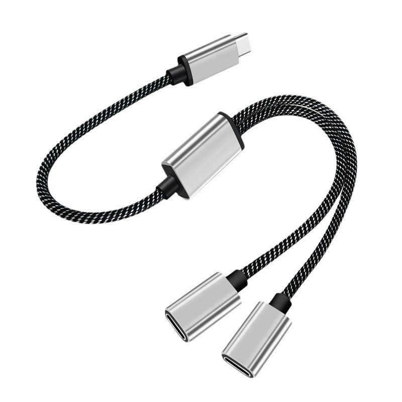 Hub USB-C cu 3 porturi USB 2.0, viteză 480 Mbps, alimentat prin bus, cablu 30 cm — Model A-15
