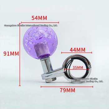 Universāla akrila stūres rata stiprināšanas bumba, bez zīmoga, pielāgojama apstrāde