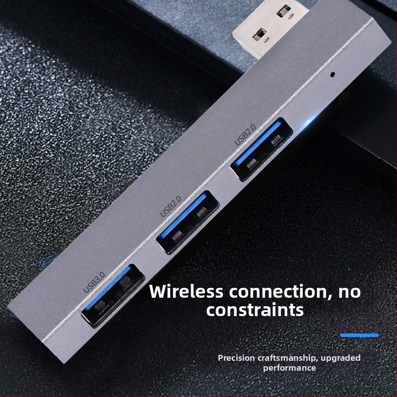 USB 3.0 hub XS-889a, s 3 portami, USB 2.0/3.0 prenos, bez externého napájania