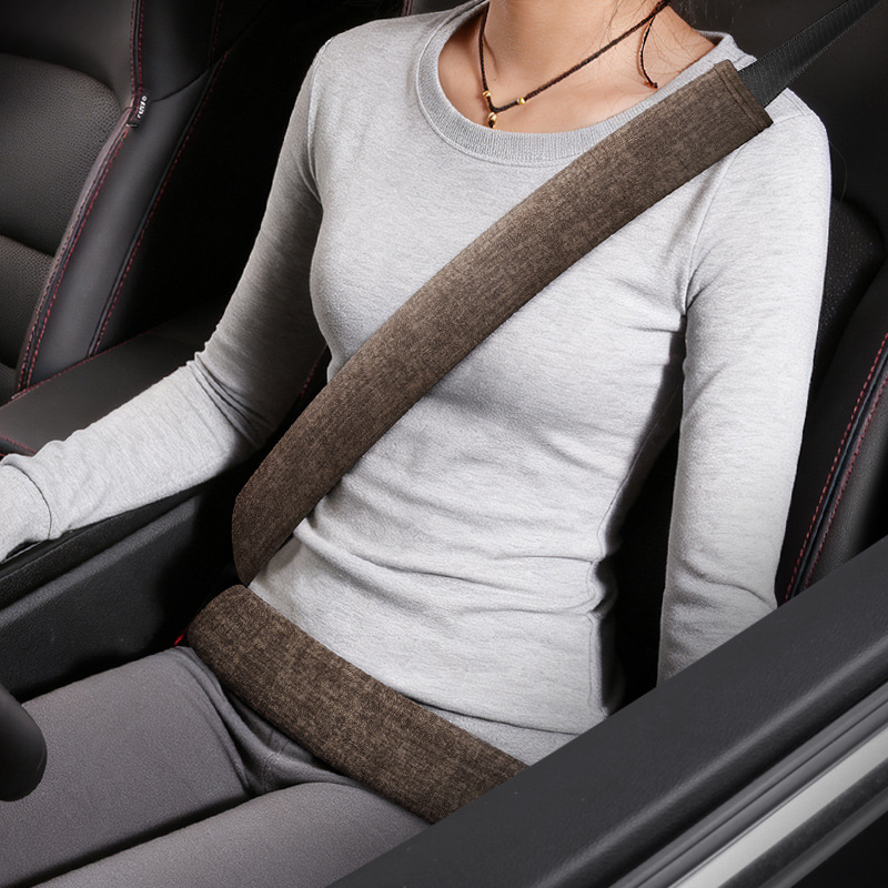 Προστατευτικό ζώνης αυτοκινήτου με γούνινο φλίς, γατιού πατουσιά, chenille υλικό, προσαρμόσιμο, δυνατότητα εκτύπωσης λογότυπου, πρακτικό