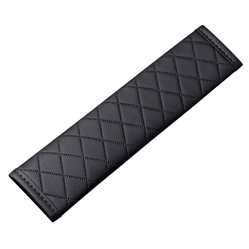 Δερμάτινο προστατευτικό ώμου ζώνης αυτοκινήτου – ανάγλυφος σχεδιασμός, προστασία από ασφυξία, 47 g, εκτυπωμένο λογότυπο