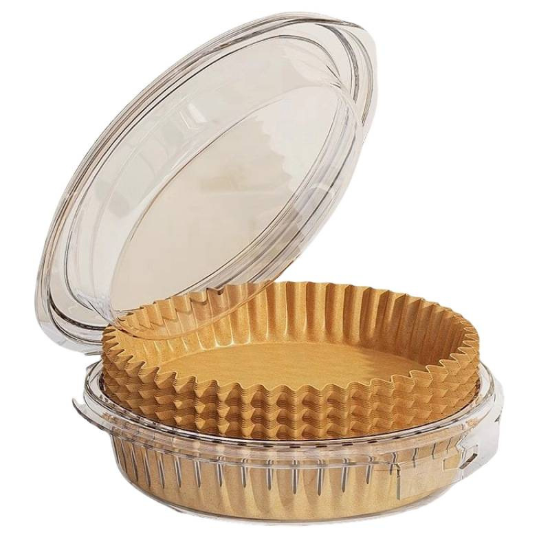 Sütőpapír air fryerhez és sütőhöz – olajfelszívó, szilikon bevonatú, négyzet alakú, magas hőmérsékletű