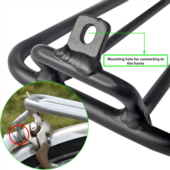 Raft posterioară din aluminiu pentru cărucior pliabil 3Sixty – mi.xim, unisex, roți opționale