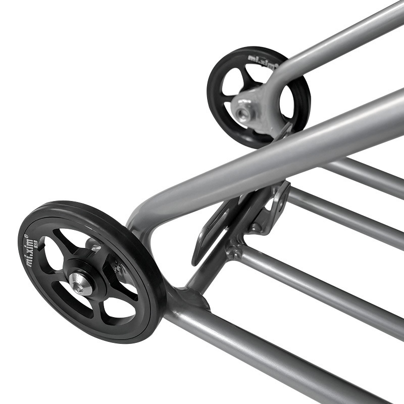 Raft posterioară din aluminiu pentru cărucior pliabil 3Sixty – mi.xim, unisex, roți opționale