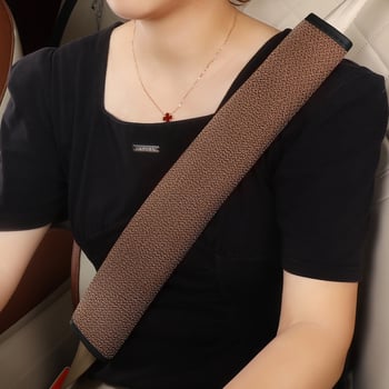 Protektor ramena bezpečnostného pásu na auto, univerzálny pre všetky ročné obdobia, kompatibilný s nákladnými vozidlami, dekor interiéru, polyester, tlač loga dostupná