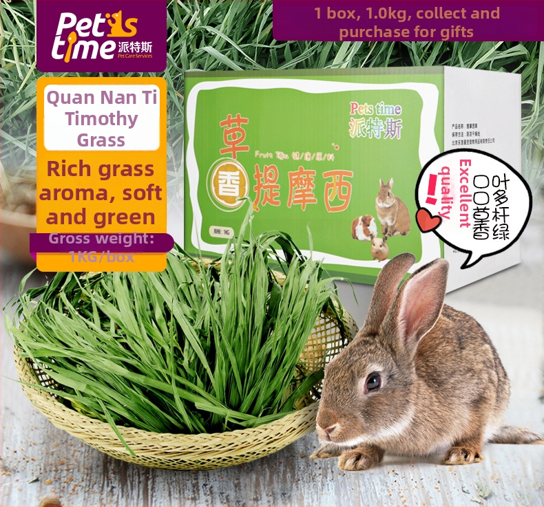 Vlhká strava z lucerny pre dospelé zajce, morčatá a činčily