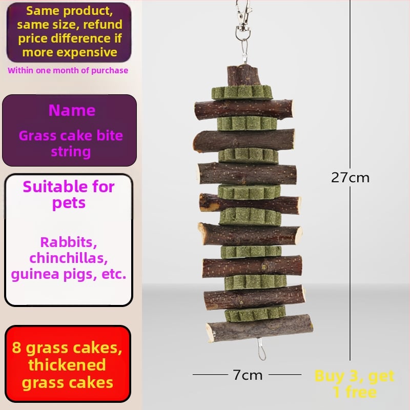 Vlhká strava z lucerny pre dospelé zajce, morčatá a činčily