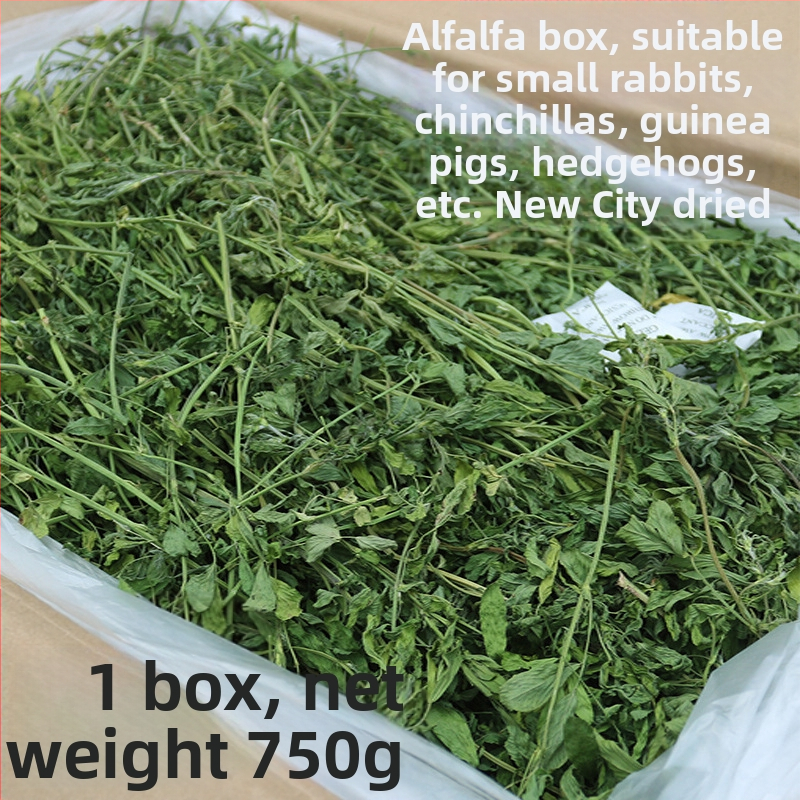 Vlhká strava z lucerny pre dospelé zajce, morčatá a činčily