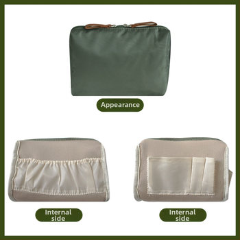 Козметична чанта – урбанистичен минимализъм; полиестер, без подплата; дишаща, водоустойчива и подходяща за съхранение; унисекс