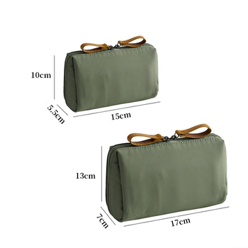 Козметична чанта – урбанистичен минимализъм; полиестер, без подплата; дишаща, водоустойчива и подходяща за съхранение; унисекс