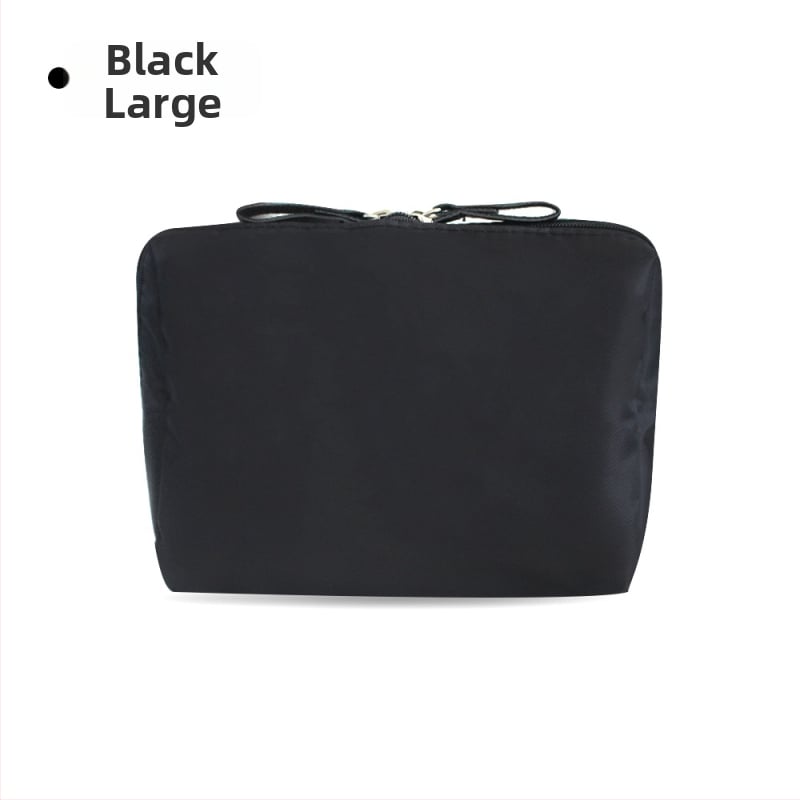 Козметична чанта – урбанистичен минимализъм; полиестер, без подплата; дишаща, водоустойчива и подходяща за съхранение; унисекс