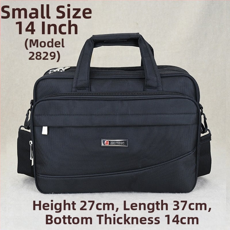 Oxford auduma biznesa portfelis, plecu/krusta soma, 5 rāvējslēdzēja nodalījumi, neilona iekšējā odere, ūdensizturīgs