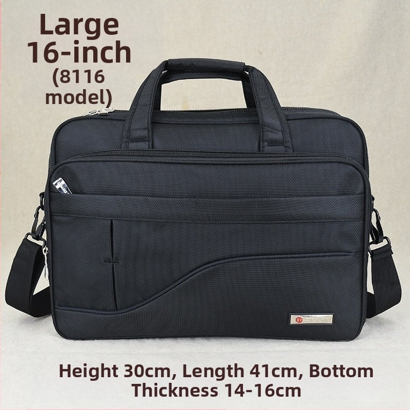 Oxford auduma biznesa portfelis, plecu/krusta soma, 5 rāvējslēdzēja nodalījumi, neilona iekšējā odere, ūdensizturīgs