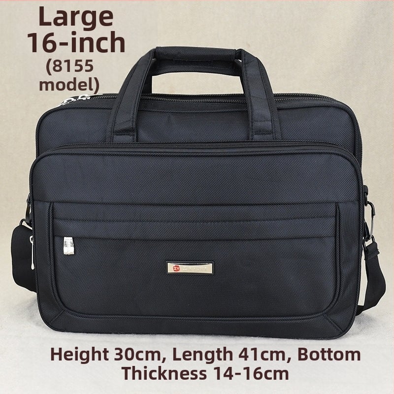 Oxford auduma biznesa portfelis, plecu/krusta soma, 5 rāvējslēdzēja nodalījumi, neilona iekšējā odere, ūdensizturīgs